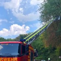 Feuerwehr Seeheim hatte Einiges zu tun