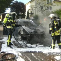 31. Juli 2017: Pkw-Brand in Balkhausen