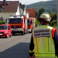Brand in Küche