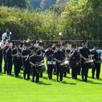 Marching-Show und Umzug