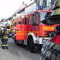 Brand in Küche