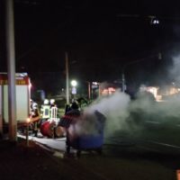 Brandserie hält Feuerwehr in Atem
