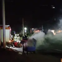 Brandserie hält Feuerwehr in Atem