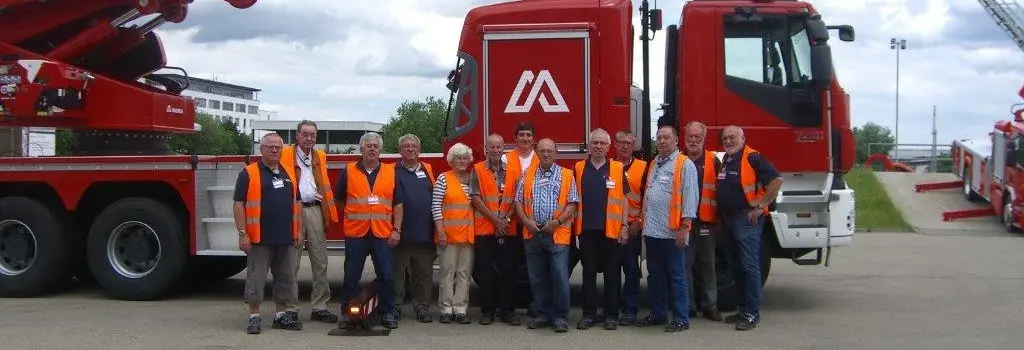 Besichtigungsfahrt zur Feuerwehrfahrzeugfertigung von „MAGIRUS“ in Ulm