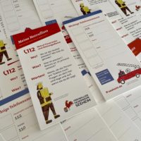 112 kinderleicht: Notrufkarten-Aktion der Seeheimer Feuerwehr