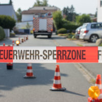 Küchenbrand Gemeinschaftsunterkunft
